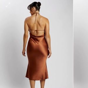 Meshki Dress in Orange